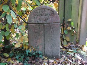 Greenwich Meridian Marker; England; West Sussex; East Grinstead